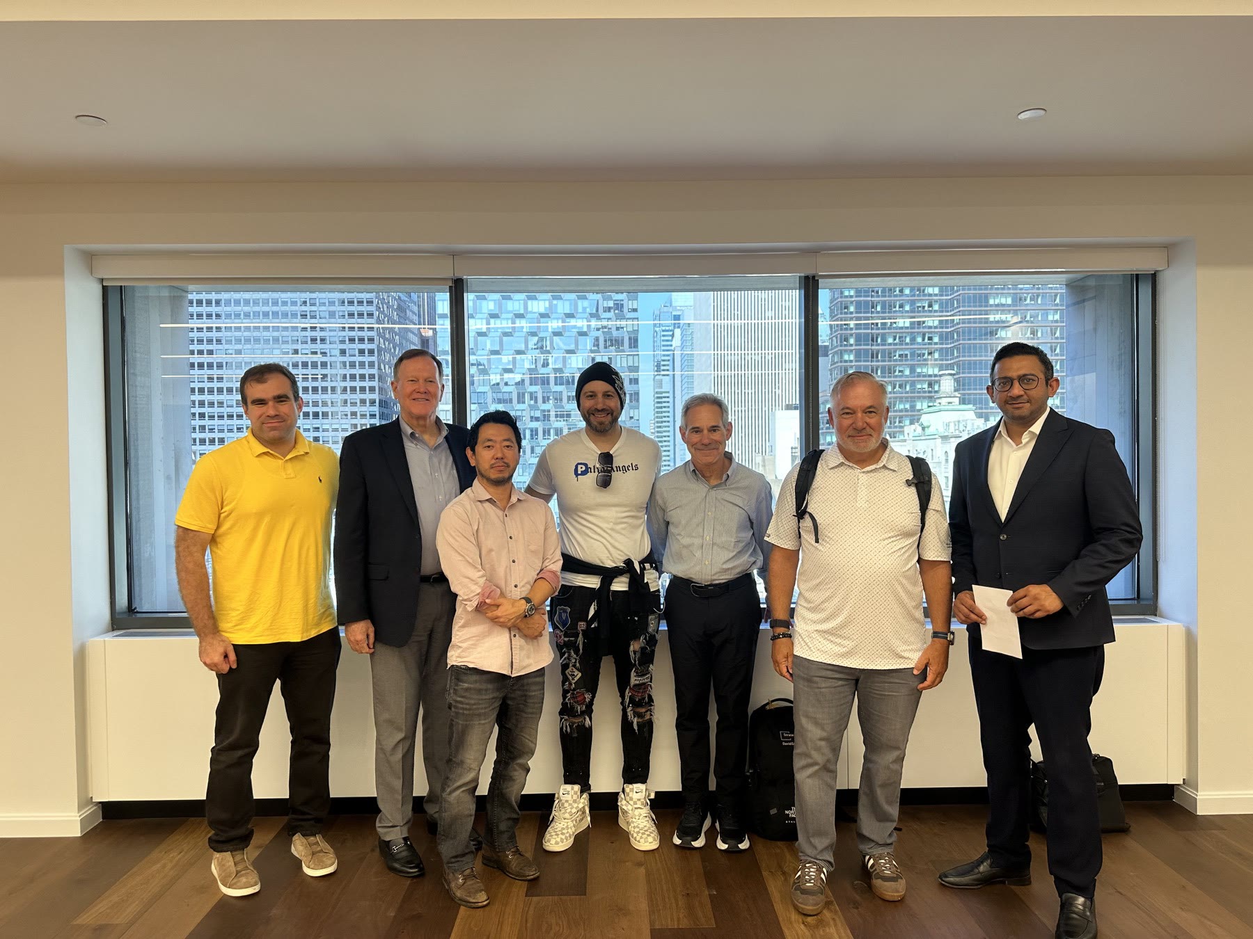 Graphora collaborators during the 575 Fifth Avenue office visit in New York City