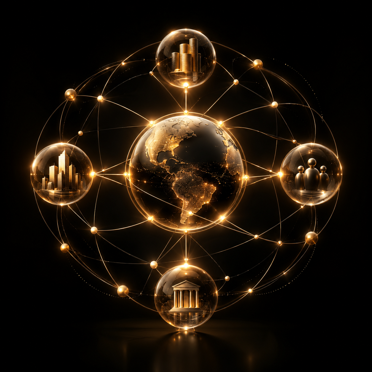 Abstract strategic-capital intelligence network