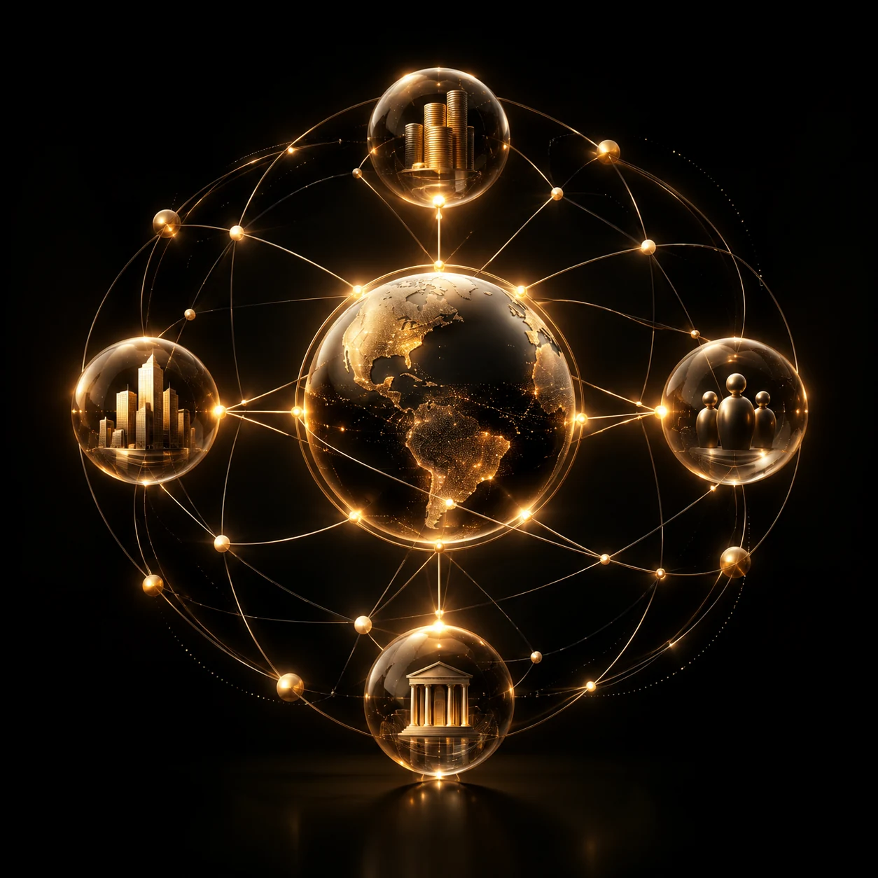 Abstract strategic-capital intelligence network