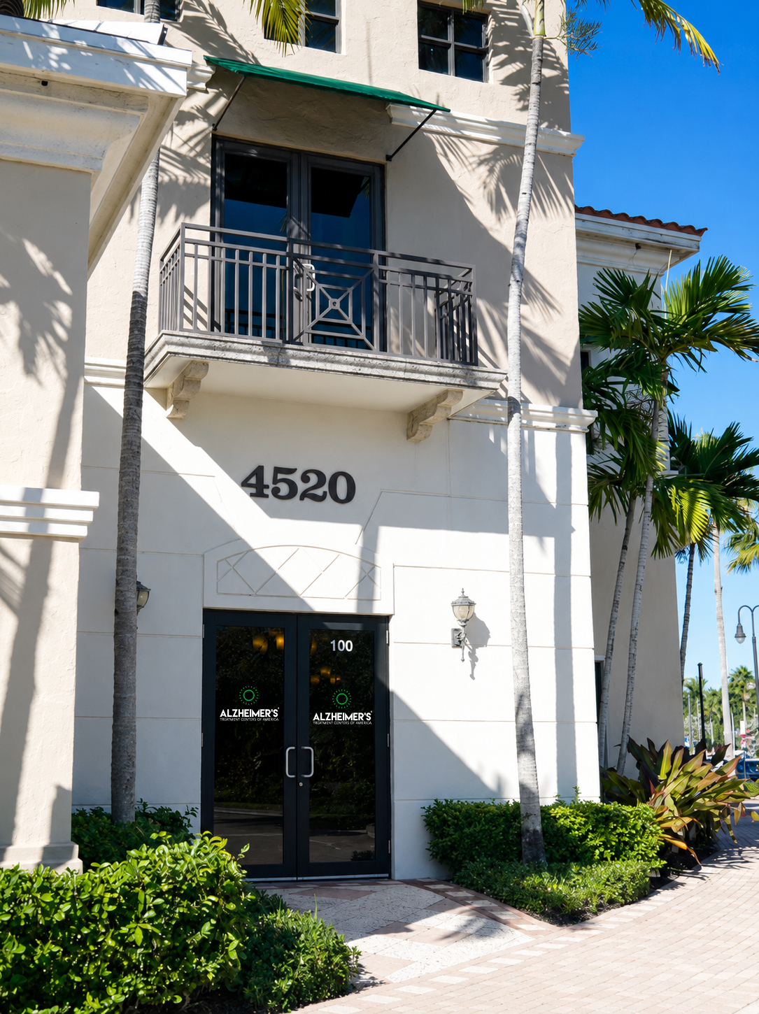 ATCA clinic entrance in Palm Beach Gardens