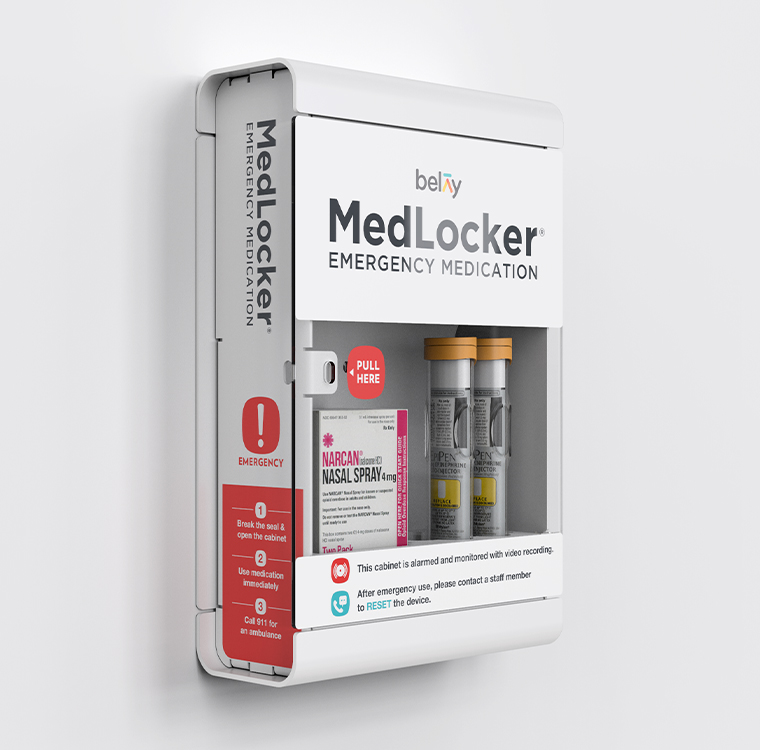 Belay MedLocker emergency-medication cabinet